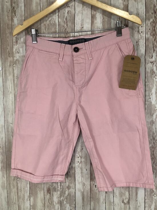 Bonobo Pants - Bonobo Shorts Womens 2 Pink Flat Front Chino Pockets W:26 N35